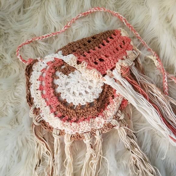 💄Crochet Boho Bag Handmade - Picture 2 of 4